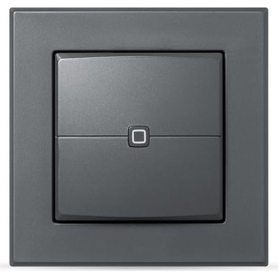 Product Διακόπτης Τοίχου Homematic IP Wandtaster - 2-way, Anthracite base image