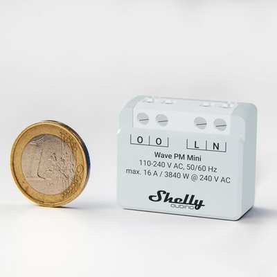 Product Ενδιάμεσος Διακόπτης Shelly Relais Wave PM Mini Z-Wave base image