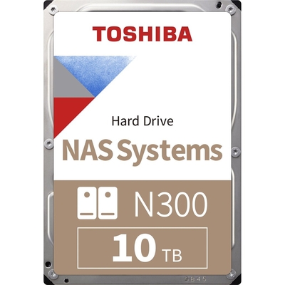 Product Εσωτερικός Σκληρός Δίσκος 10TB Toshiba N300 HDWG71AEZSTA 7200RPM 512MB retail base image