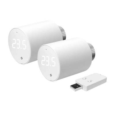 Product Θερμοστατική Κεφαλή Shelly Plug & Play 2x Blu TRV & Blu Gateway Gen3 + Gateway base image