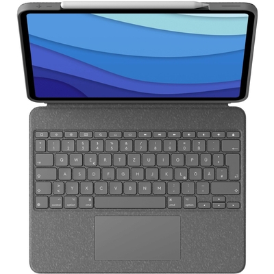 Product Θήκη Tablet Logitech Combo Touch Keyboard Trackpad Apple iPad 12,9 (5. Gen.) Gray base image