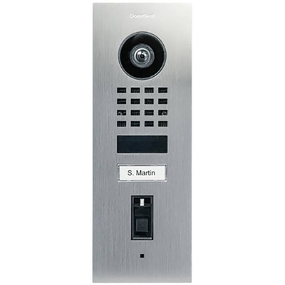 Product Θυροτηλεόραση DoorBird IP D1101FV Fingerpr. Edels. V2A base image
