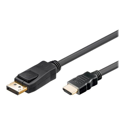 Product Καλώδιο DisplayPort 1.2 > HDMI (ST-ST) 1m 4K Black base image