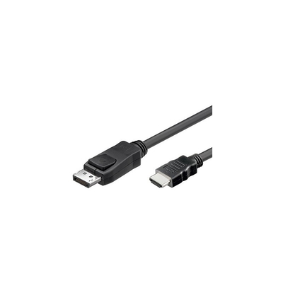 Product Καλώδιο DisplayPort Goodconnections 1.2 > HDMI (ST-ST) 2m 4K 30Hz Black base image