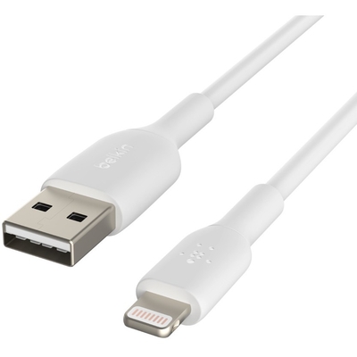 Product Καλώδιο USB Belkin Lightning Lade/Sync PVC mfi certified 2m White base image