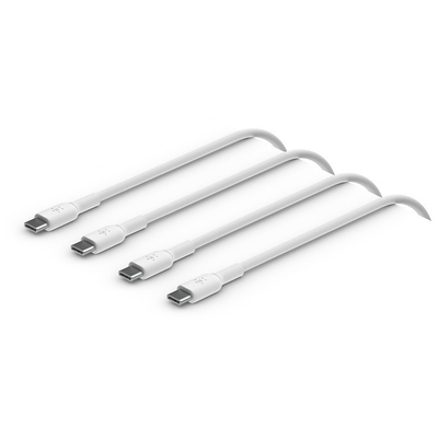 Product Καλώδιο USB Belkin USB-C/USB-C 2.0 PVC 1m, White, Doppelpack base image