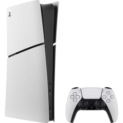 Product Κονσόλα Sony PlayStation 5 Slim Digital Edition Black white base image