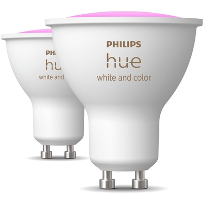 Product Λάμπα LED Smart Philips Hue White & Color Ambiance GU10 Doppelpack 2x350lm base image