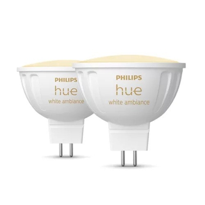Product Λάμπα LED Smart Philips Hue White Amb. MR16 Doppelpack 2x400lm base image