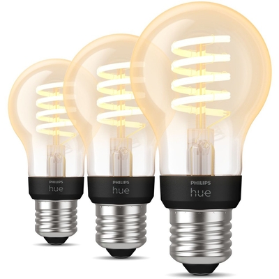 Product Λάμπα LED Smart Philips Hue White Ambiance E27 Filament 3erPack base image