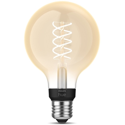 Product Λάμπα LED Smart Philips Hue White E27 Filament Globe G93 550lm base image