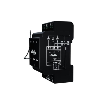 Product Ρελέ Ράγας Shelly Wave Hutschiene Pro 3 Relais max. 48 A 3 Phasen 3x 16A Z-Wave base image