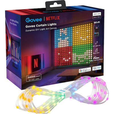 Product Ταινία LED Govee Netflix WIFI & Bluetooth Curtain Lighting base image