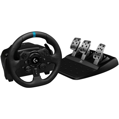 Product Τιμονιέρα Logitech G G923 - Lenkrad + Pedale - PC - PlayStation Black base image