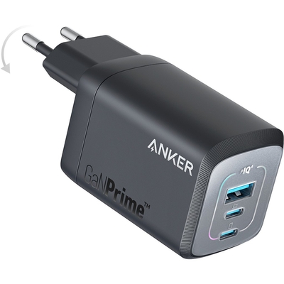 Product Φορτιστής Πρίζας Anker 735 Prime 67W 1 x USB-A 2 x USB-C Black base image