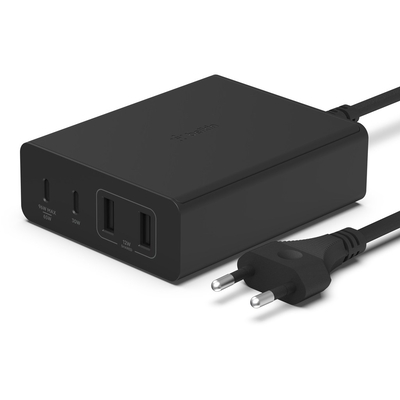 Product Φορτιστής Πρίζας Belkin 108W 4-Port GaN, 2x USB-C, 2x USB-A, 2m NetzCable, blk base image