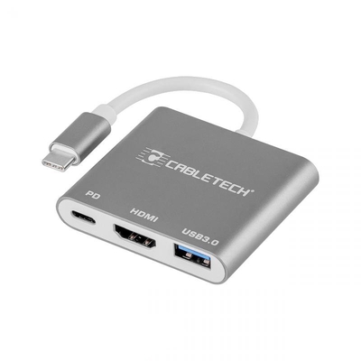 Product Docking Station Cabletech Type C to HDMI, USB 3.0, type C base image