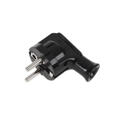 Product Γωνιακό φις τροφοδοσίας μαύρο base image