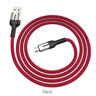 Product Καλώδιο Φόρτισης Hoco U68 Gusto 4a Micro Usb Κόκκινο base image