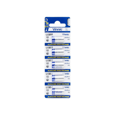Product Αλκαλικές Μπαταρίες Vinnic 4LR44 1325 blister (5 τμχ) base image