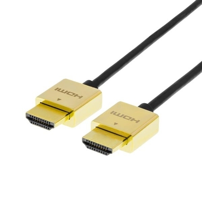 Product Καλώδιο HDMI Deltaco Αρσενικό σε Αρσενικό 2m Λεπτό Καλώδιο Μαύρο HDMI-1042-K base image
