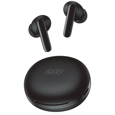 Product Bluetooth Handsfree Qcy T13 ANC 2 Black - TWS 28dB active noise canceling 10mm drivers, BT 5.3 30 hours base image