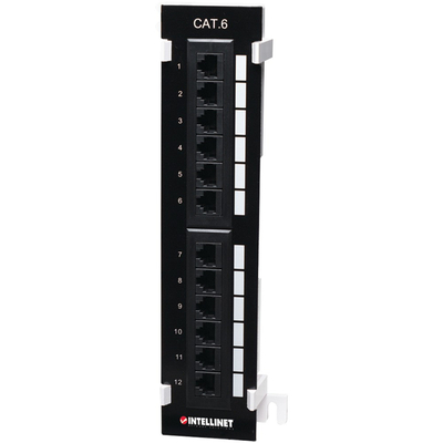 Product Patchpanel Intellinet 12-Port Cat6 UTP Wall Mounting base image