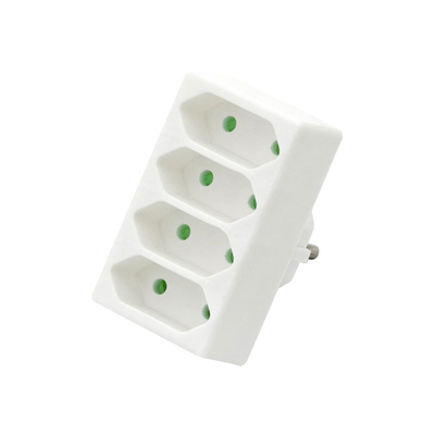 Product Ταφ Ρεύματος 220V R-4 με 4 πρίζες χωρίς γείωση base image