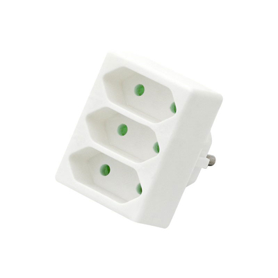 Product Ταφ Ρεύματος 220V R-3 με 3 πρίζες χωρίς γείωση base image