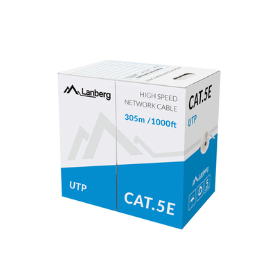 Product Καλώδιο Δικτύου Lanberg LCU5-11CC-0305-S 305 m Cat5e U/UTP (UTP) Grey base image
