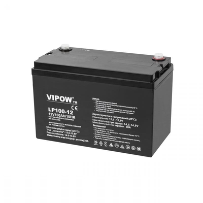 Product Μπαταρία Μολύβδου Vipow GEL 12V 100Ah Vipow base image