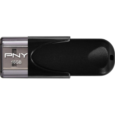 Product USB Flash USB 2.0 16GB PNY Attache 4 black base image