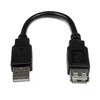 Product Καλώδιο USB Startech USBEXTAA6IN USB A Μαύρο base image