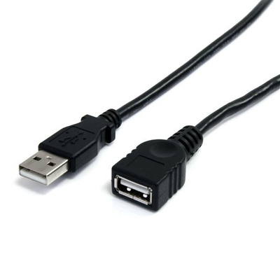 Product Καλώδιο USB Startech USBEXTAA3BK USB A Μαύρο 0.9mm base image