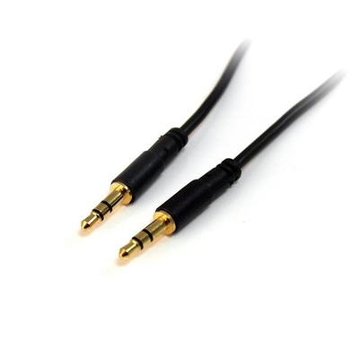 Product Καλώδιο Jack Startech MU10MMS 3 m Μαύρο base image