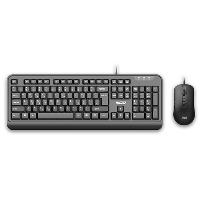 Product Σετ Πληκτρολόγιο Και Ποντίκι Ενσύρματο NOD BusinessPRO Black base image