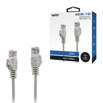 Product Καλώδιο Δικτύου Nod CAT6, U/UTP, 1m. base image