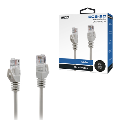 Product Καλώδιο Δικτύου Nod CAT6, U/UTP, 2m base image