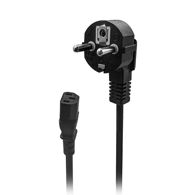 Product Καλώδιο Τροφοδοσίας Nod Schuko αρσενικό γωνία - IEC-320-C13 θηλυκό, 2m base image