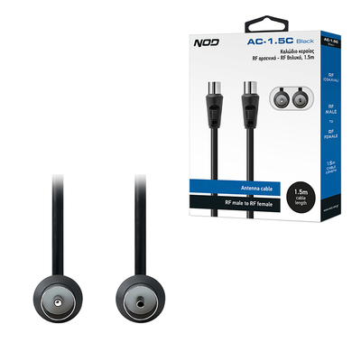 Product Καλώδιο Κεραίας Nod Ac-1.5c Black Rf Αρσενικό - Rf Θηλυκό 1.5m base image