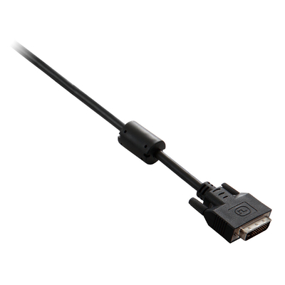 Product Καλώδιο Βίντεο Ψηφιακό DVI-D V7 V7E2DVI-02M-BLK (2 m) Μαύρο base image
