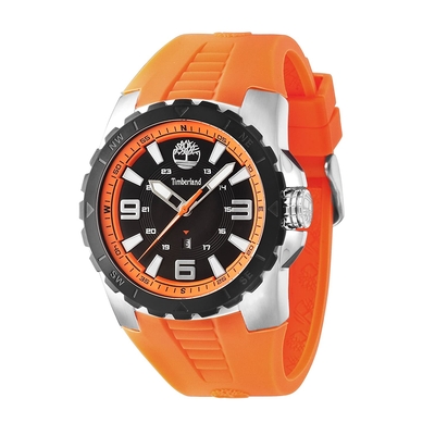 Product Ανδρικό Ρολόι Timberland 14478Jstb-02P (45mm) Καουτσούκ Λουράκι Πορτοκαλί base image