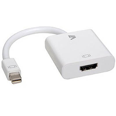 Product Αντάπτορας Mini DisplayPort σε HDMI V7 CBL-MH1WHT-5E Λευκό base image