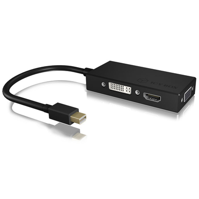 Product Μετατροπέας Display Port Icy Box IB-AC1032 Σε HDMI/ DVI-D/VGA /60234 base image