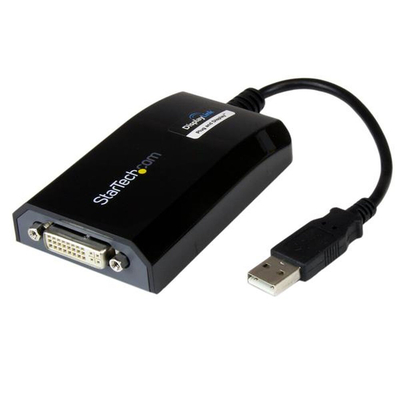 Product Αντάπτορας USB 3.0 σε DVI Startech USB2DVIPRO2 Μαύρο base image