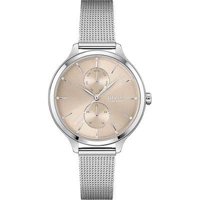 Product Γυναικείο Ρολόι Hugo Boss 1502535 (36mm) Μεταλλικό Μπρασελέ Ασημί base image