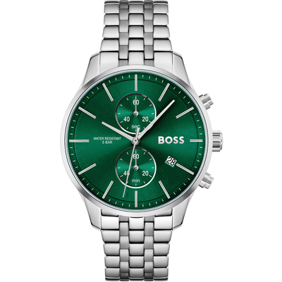 Product Ανδρικό Ρολόι Boss 1513975 (42mm) Μεταλλικό Μπρασελέ Ασημί base image