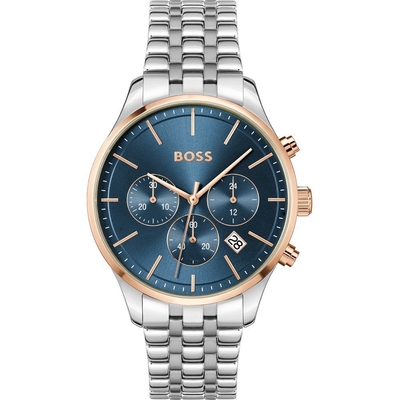 Product Ανδρικό Ρολόι Boss 1514158 (42mm) Μεταλλικό Μπρασελέ Ασημί base image