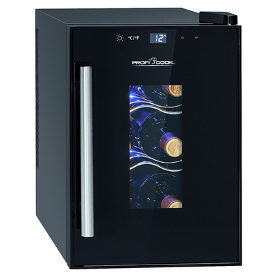 Product Συντηρητής Κρασιών ProfiCook PC-WK 1230 GLASS DOOR 17L, Black base image