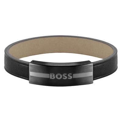 Product Ανδρικό Βραχιόλι Boss 1580490M (20cm) Δερμάτινο  base image